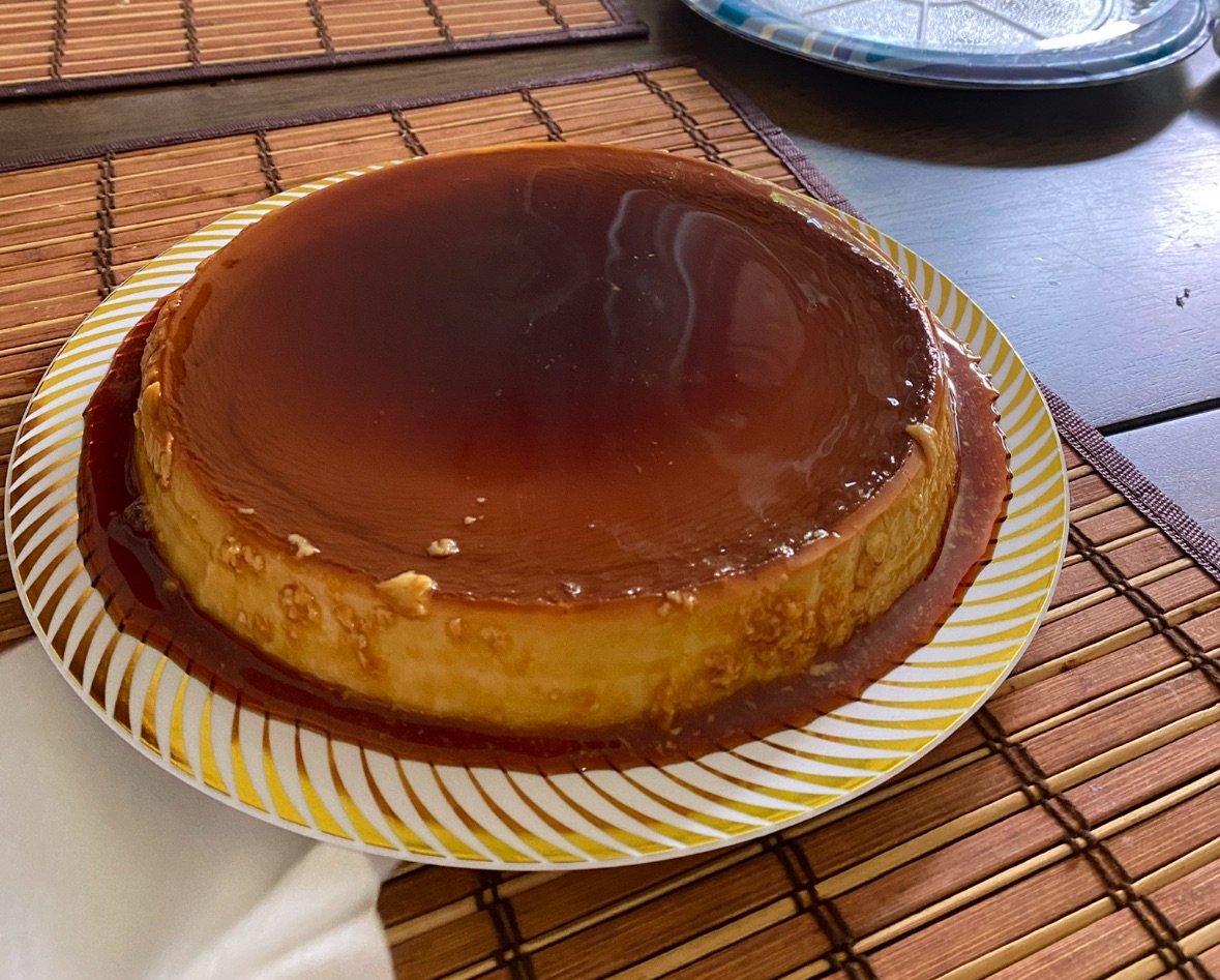 Homemade flan from Matthew's recipe collection